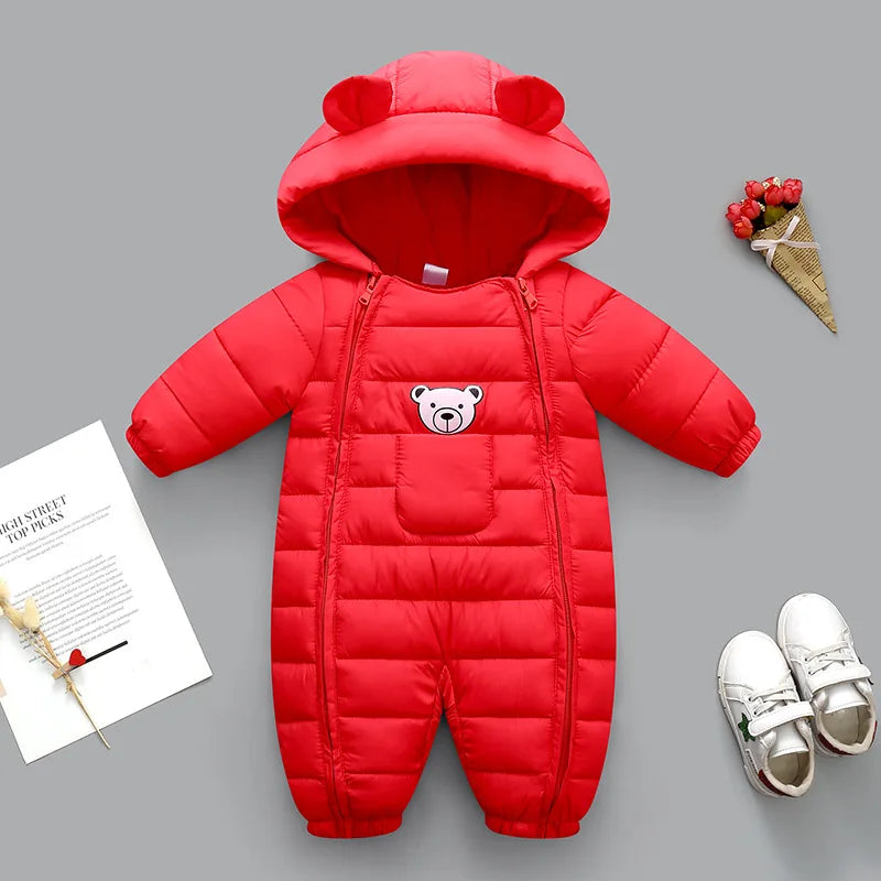 Hooded Baby Romper