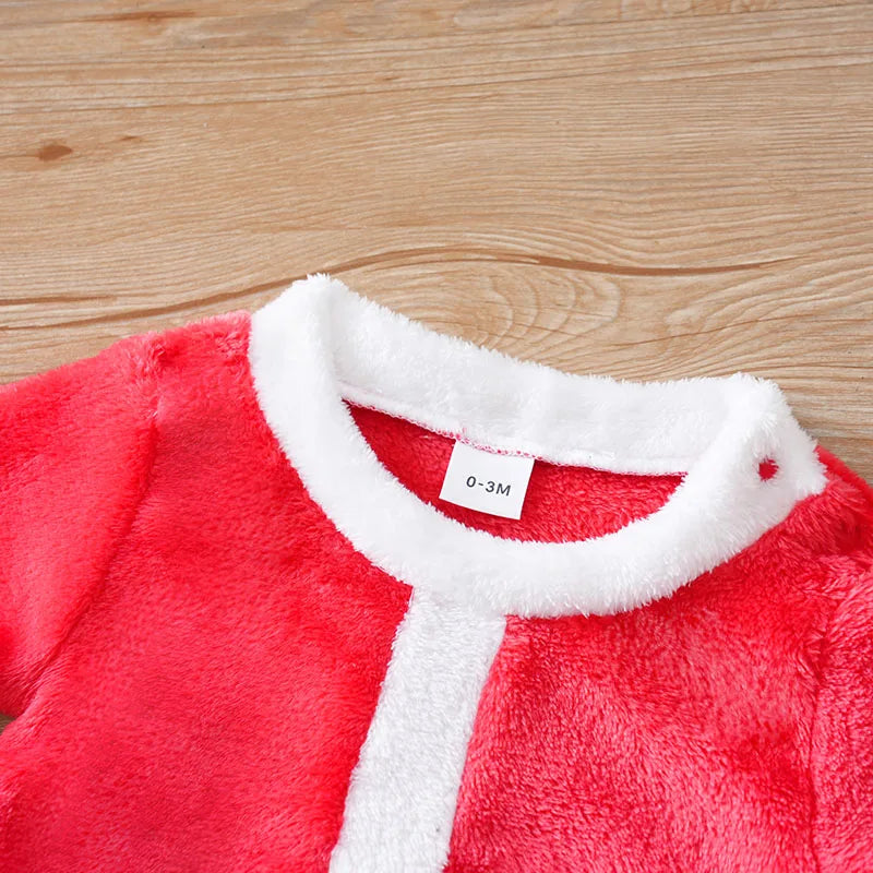Cozy Santa Baby Jumpsuit
