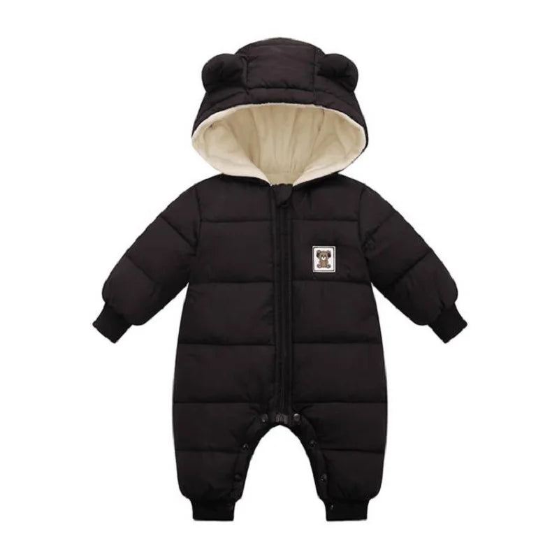 Winter Thick Baby Romper