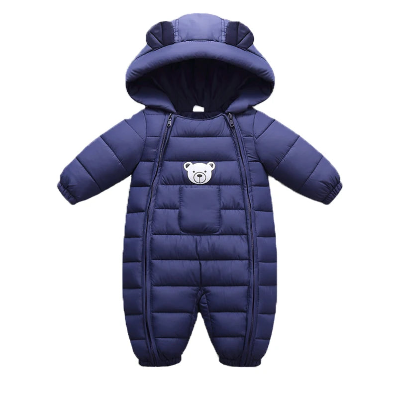 Hooded Baby Romper