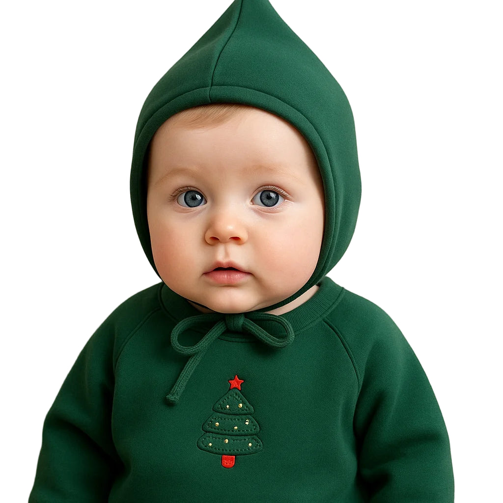 Santa & Deer Baby Romper