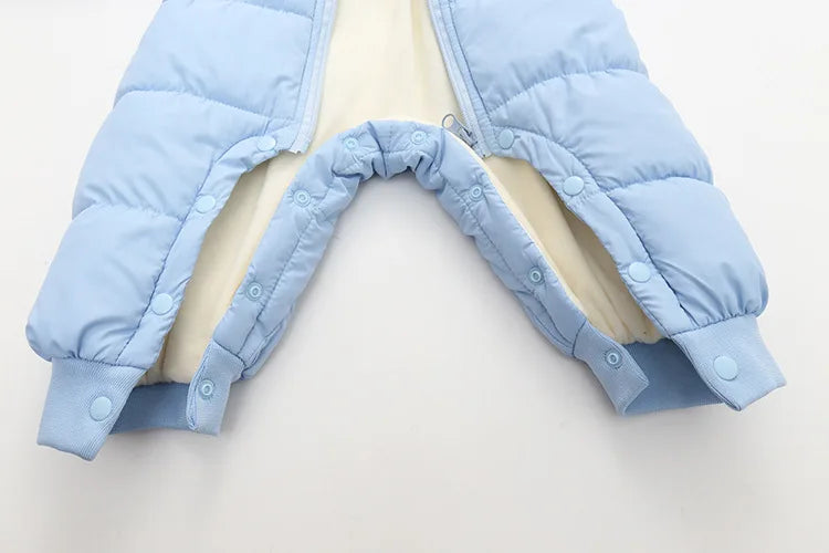 Winter Thick Baby Romper