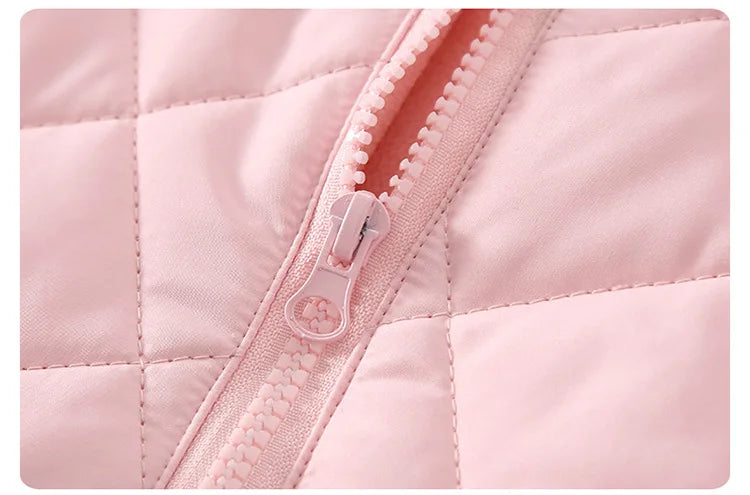 Cartoon Fleece Baby Jumpsuit