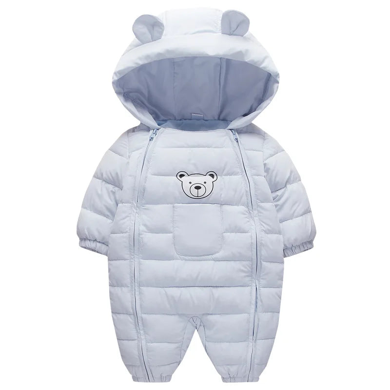Hooded Baby Romper