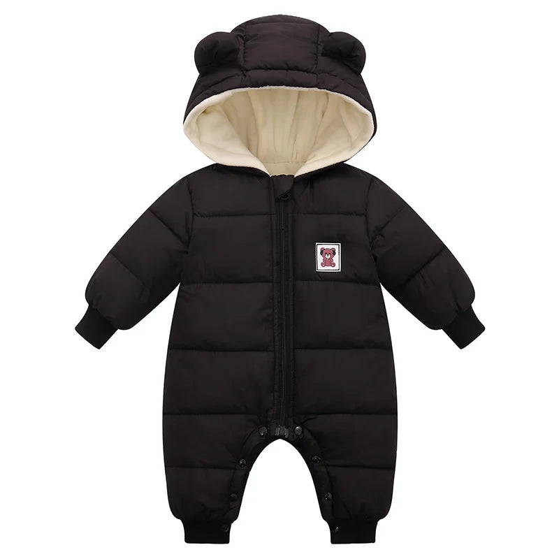 Winter Thick Baby Romper