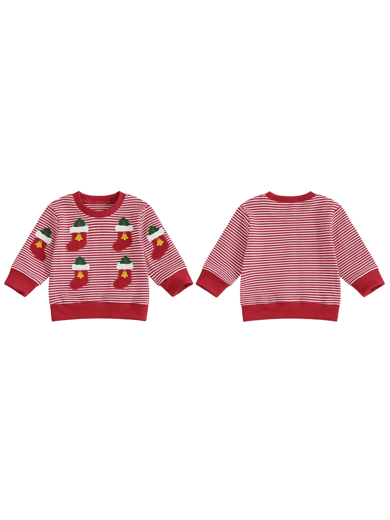 Christmas Stripe Toddler Sweatshirt