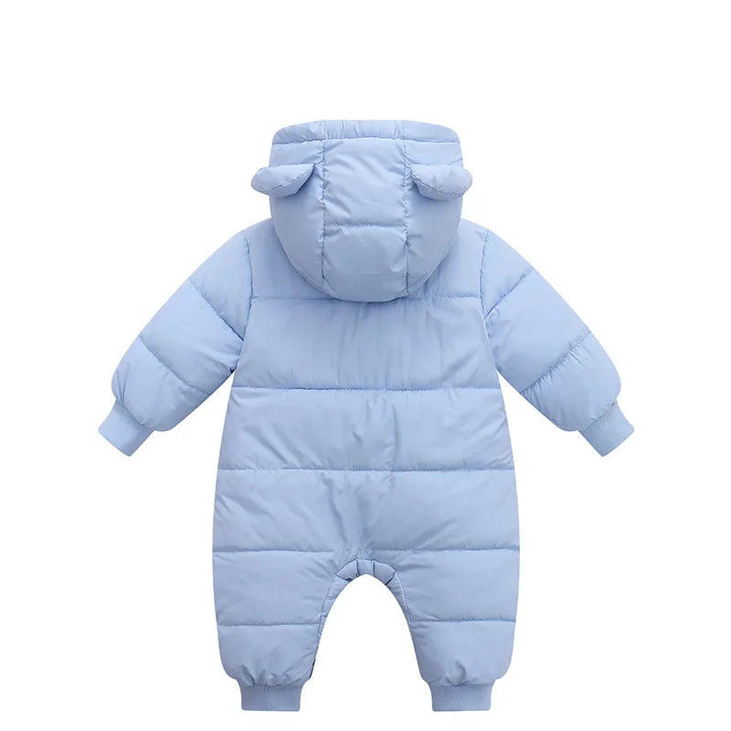 Winter Thick Baby Romper