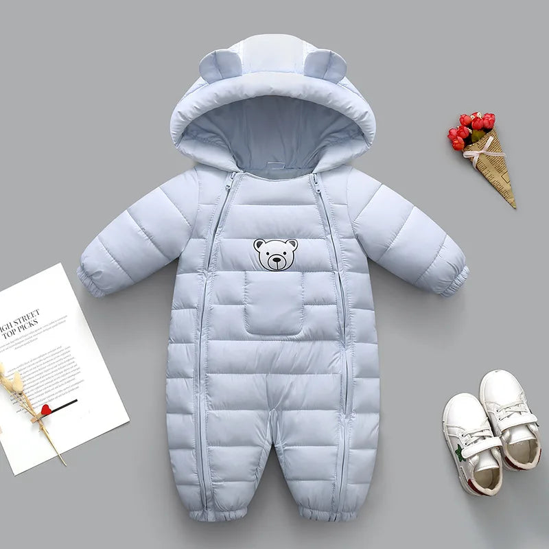 Hooded Baby Romper