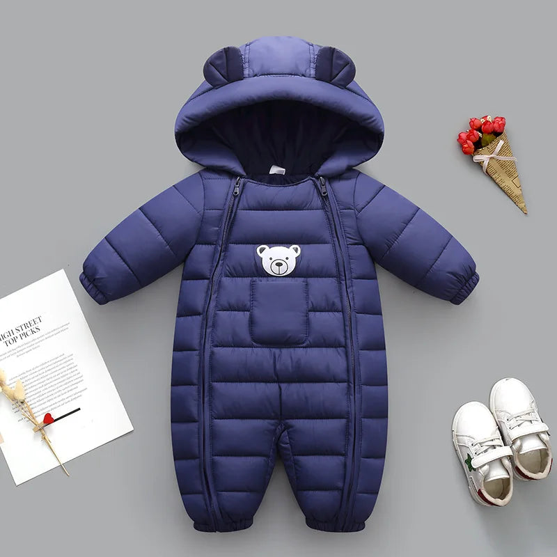 Hooded Baby Romper
