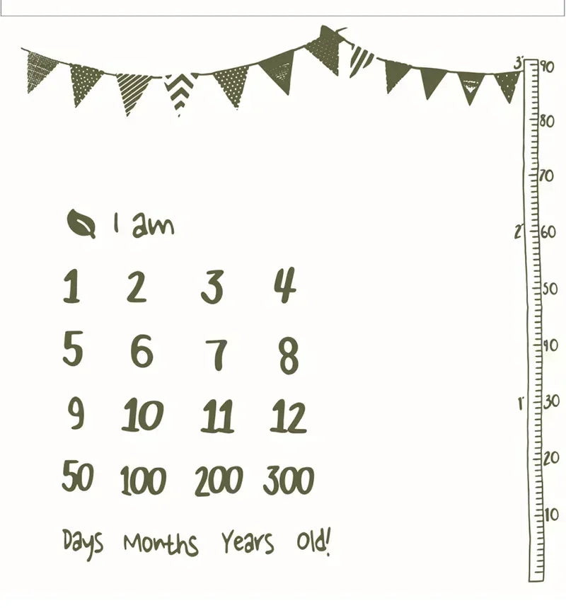 MilestoneMoments Baby Blanket