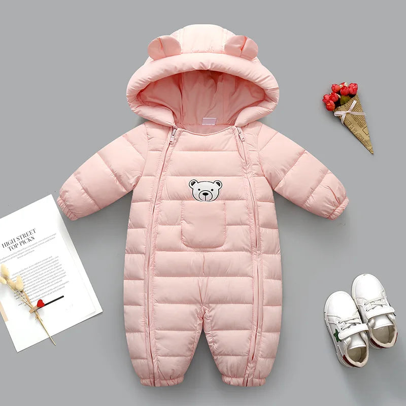 Hooded Baby Romper