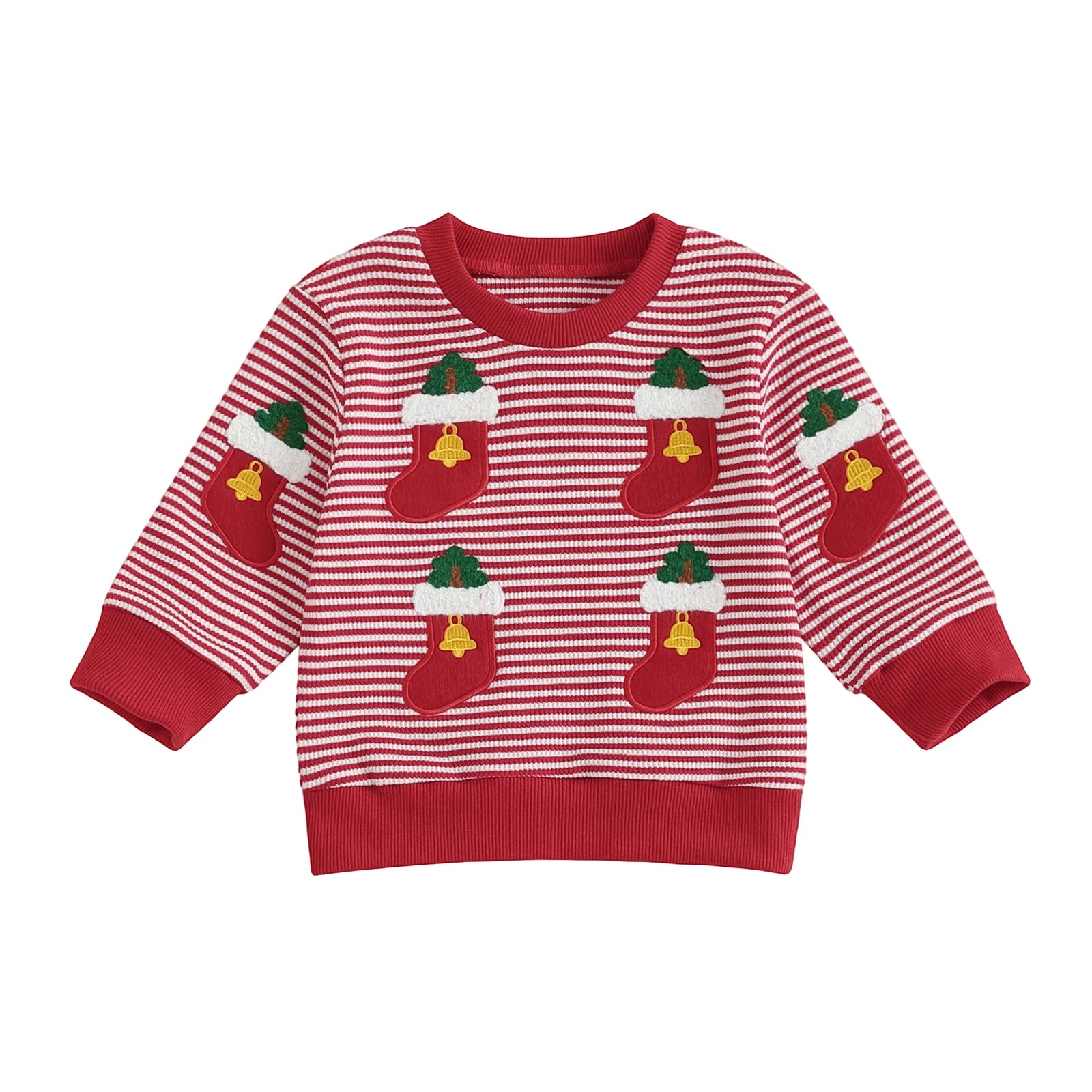 Christmas Stripe Toddler Sweatshirt