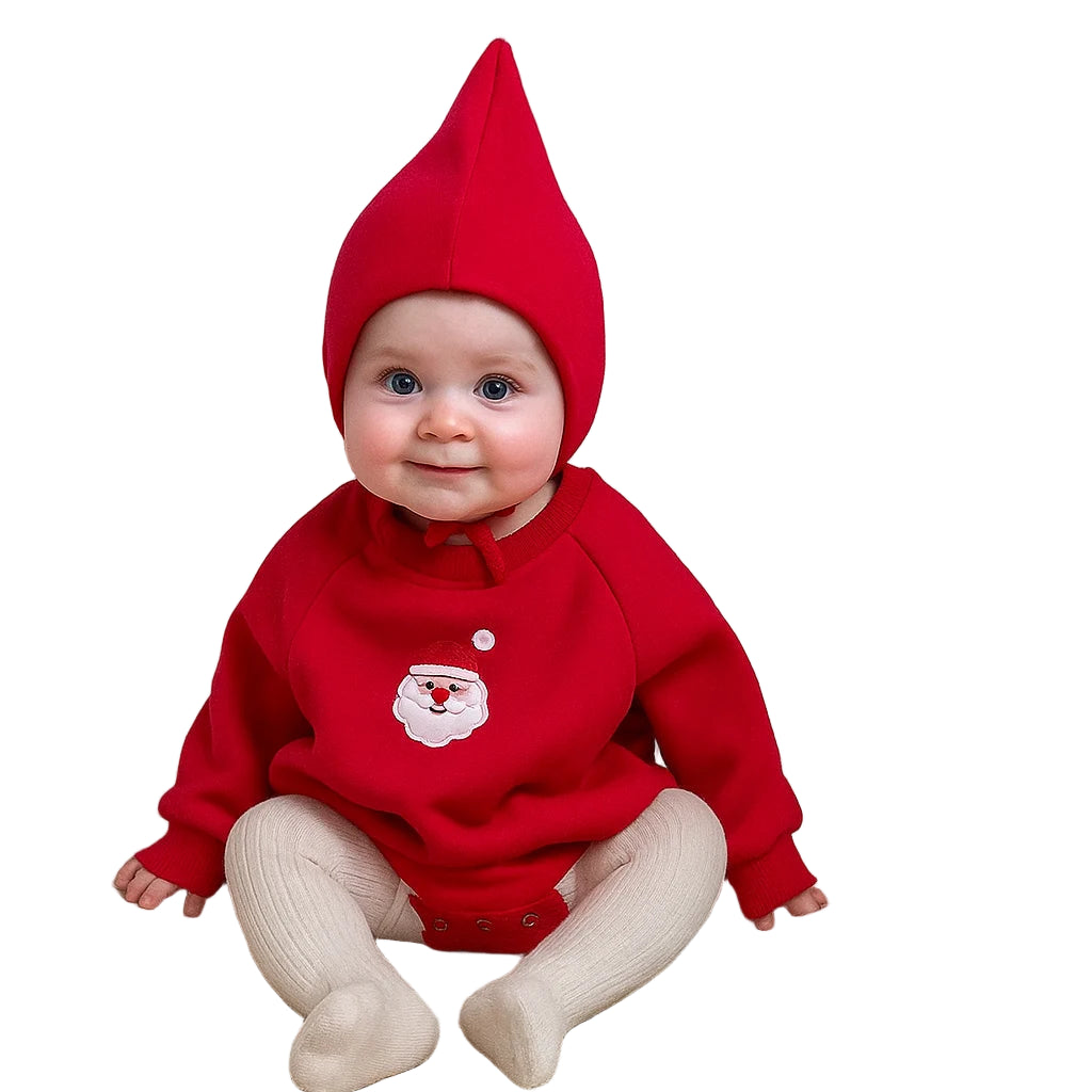 Santa & Deer Baby Romper