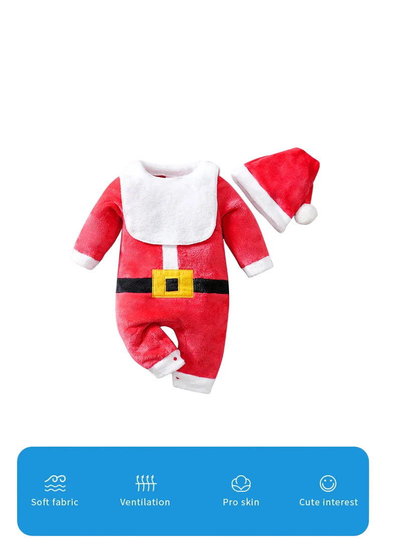 Cozy Santa Baby Jumpsuit