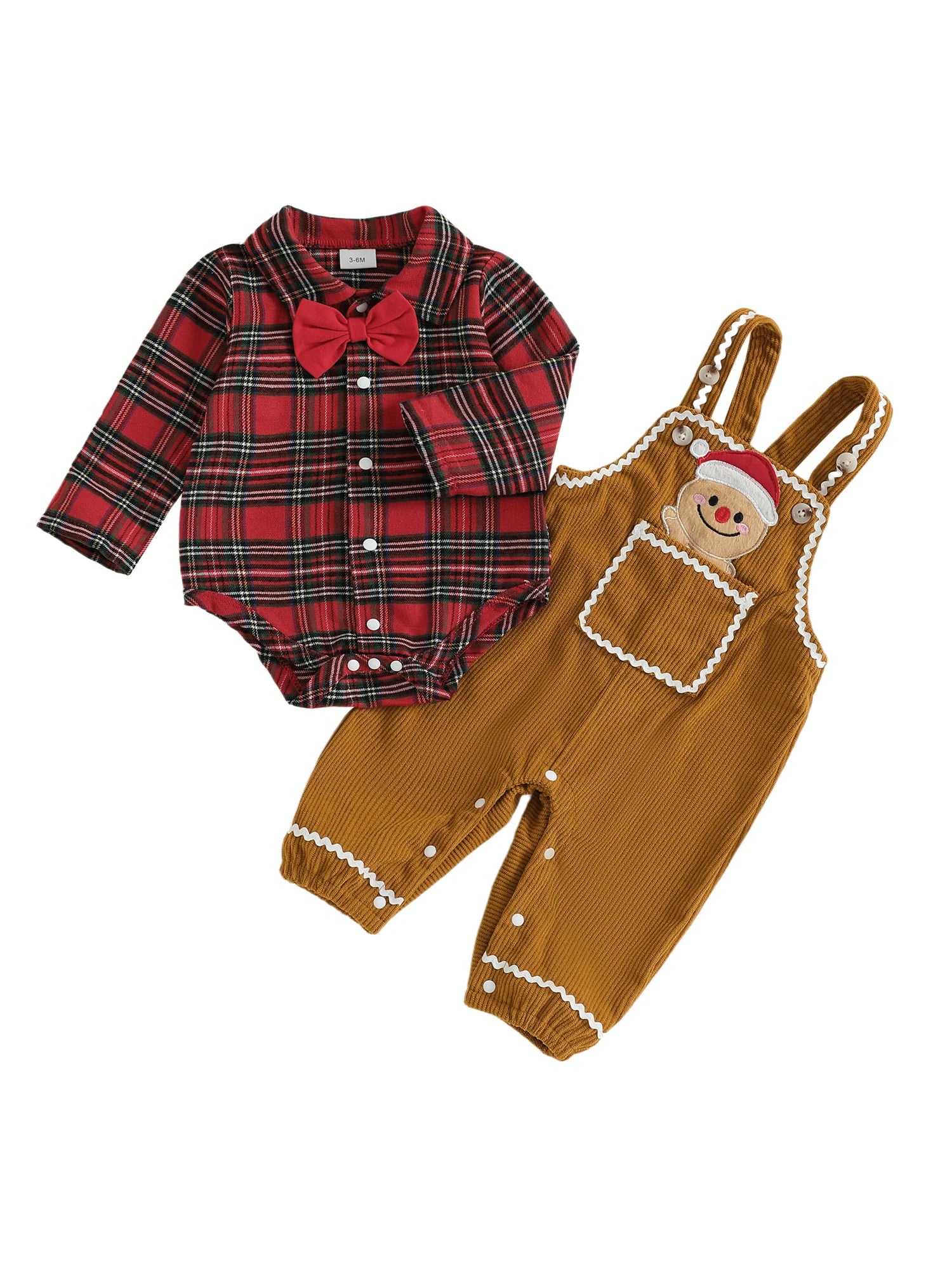 Holiday Reindeer Plaid Set