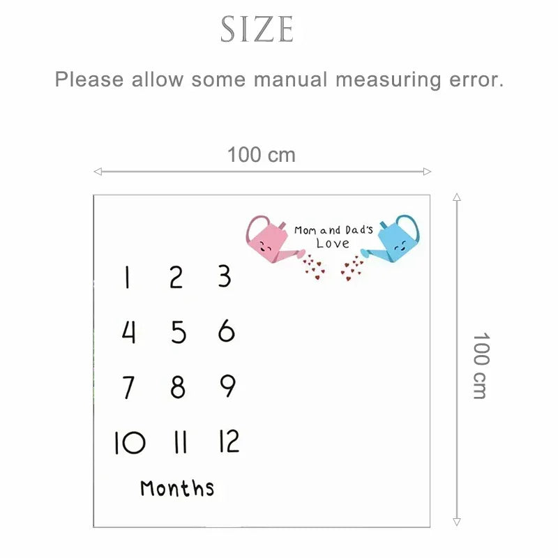 MilestoneMoments Baby Blanket