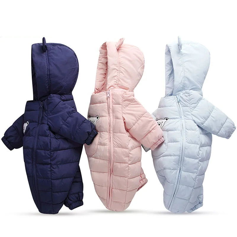 Hooded Baby Romper