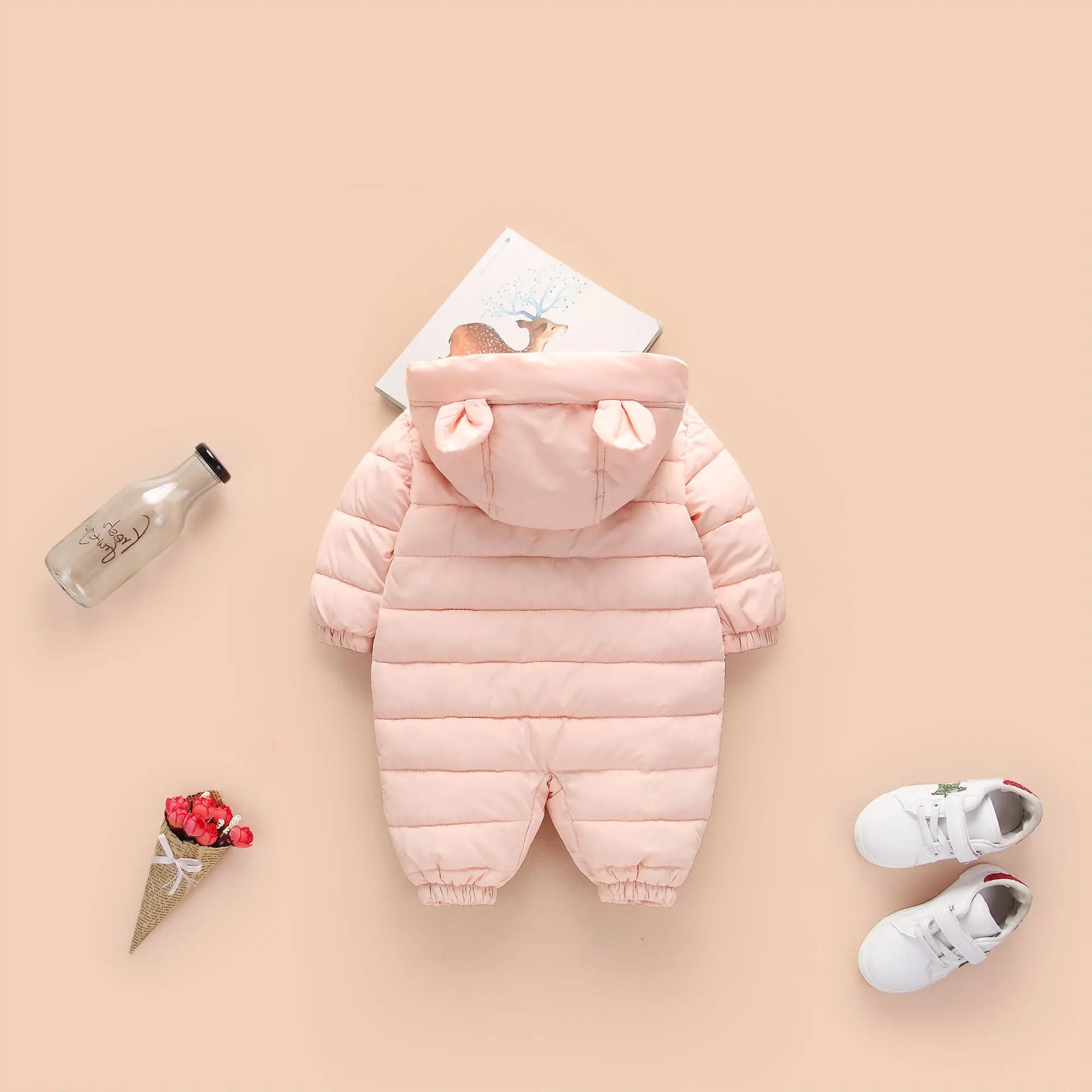 Hooded Baby Romper