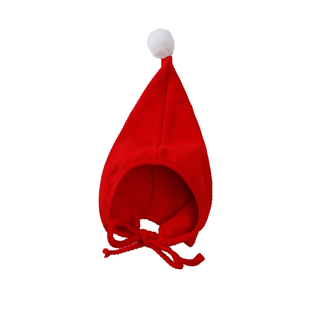 Christmas Baby Knit Suspender Pants Set