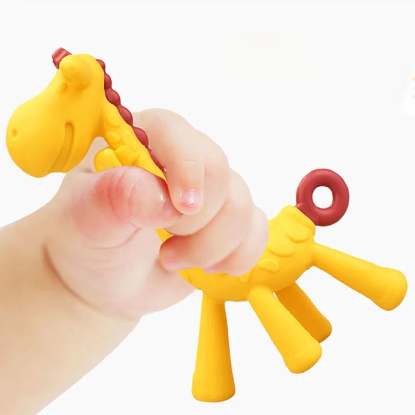 MamiJoy Giraffe Silicone Teether - BloomBambinoMamiJoy Giraffe Silicone TeetherBloomBambinoBloomBambino14:366MamiJoy Giraffe Silicone TeetherYellow