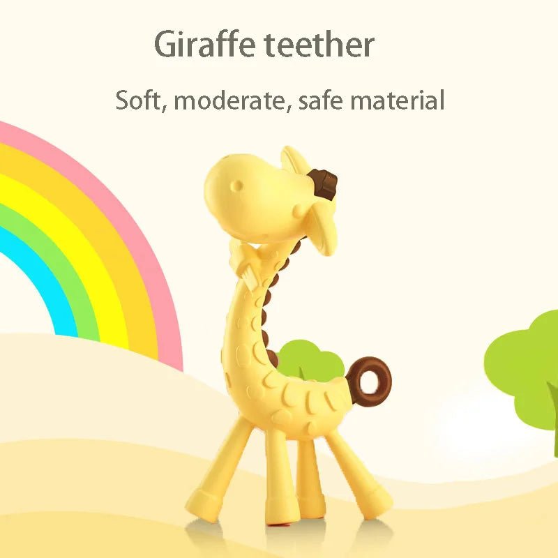 MamiJoy Giraffe Silicone Teether - BloomBambinoMamiJoy Giraffe Silicone TeetherBloomBambinoBloomBambino14:366MamiJoy Giraffe Silicone TeetherYellow
