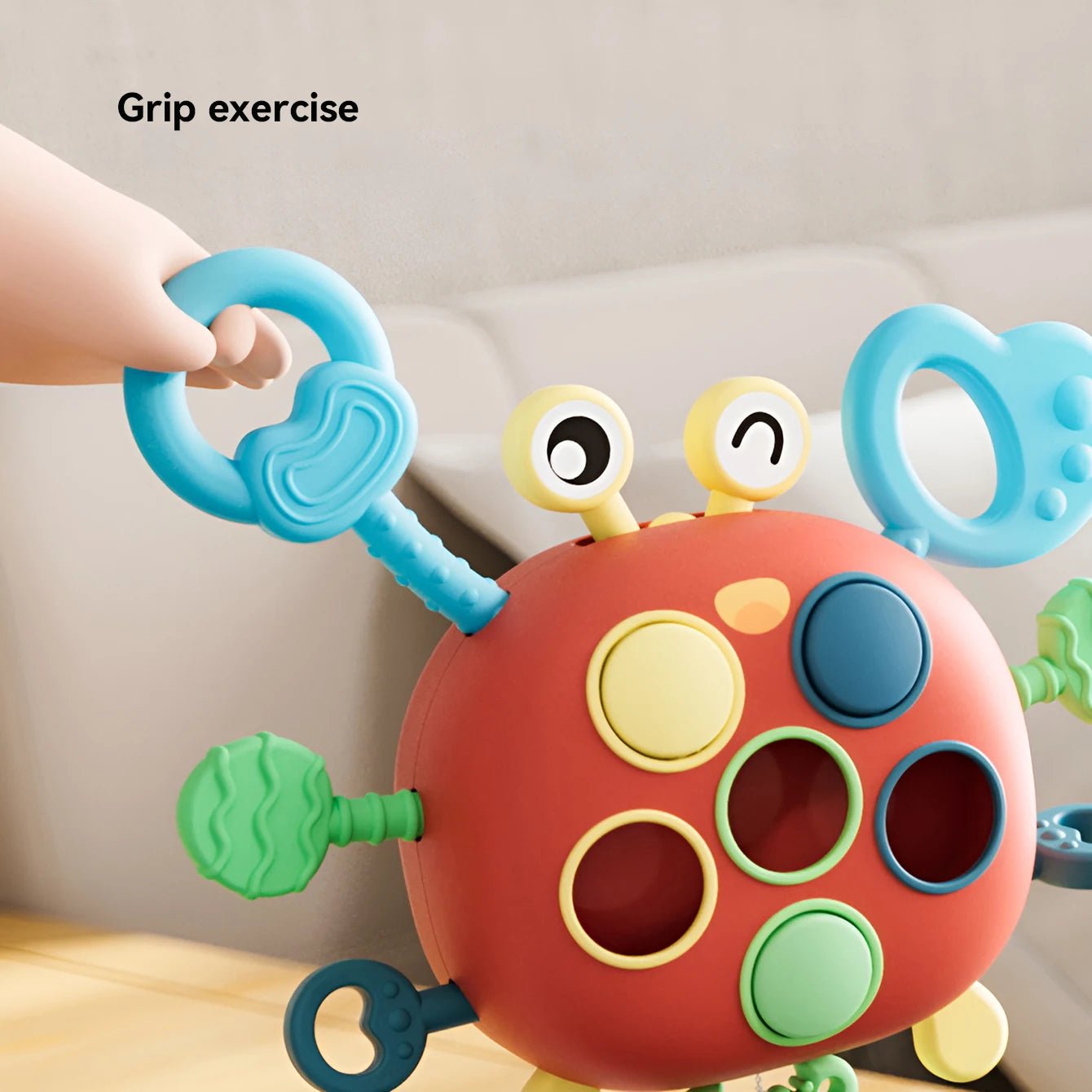 CrabbyLala Musical Teether Toy - BloomBambinoCrabbyLala Musical Teether ToyBloomBambinoBloomBambino14:10redCrabbyLala Musical Teether Toyred