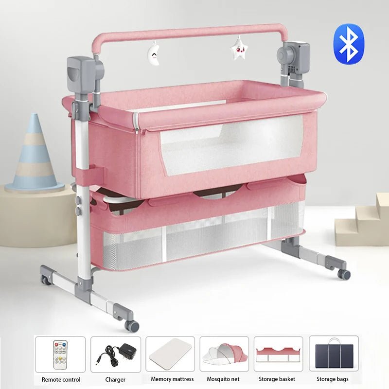 DreamNest Baby Crib – Multi - Age Sleeping Solution - BloomBambinoDreamNest Baby Crib – Multi - Age Sleeping SolutionBloomBambinoBloomBambino14:691MG601-PINK;200007763:201336106DreamNest Baby Crib – Multi - Age Sleeping SolutionUnited StatesPINK
