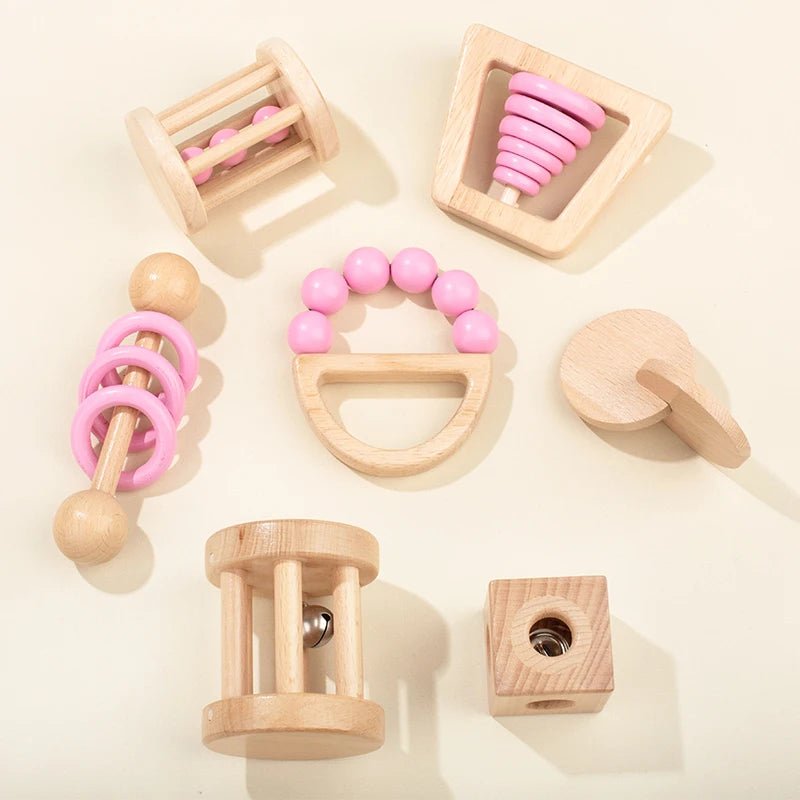 MelodyRings Montessori Wooden Rattle Set - BloomBambinoMelodyRings Montessori Wooden Rattle SetBloomBambinoBloomBambino14:297pcs woodMelodyRings Montessori Wooden Rattle Set7pcs wood