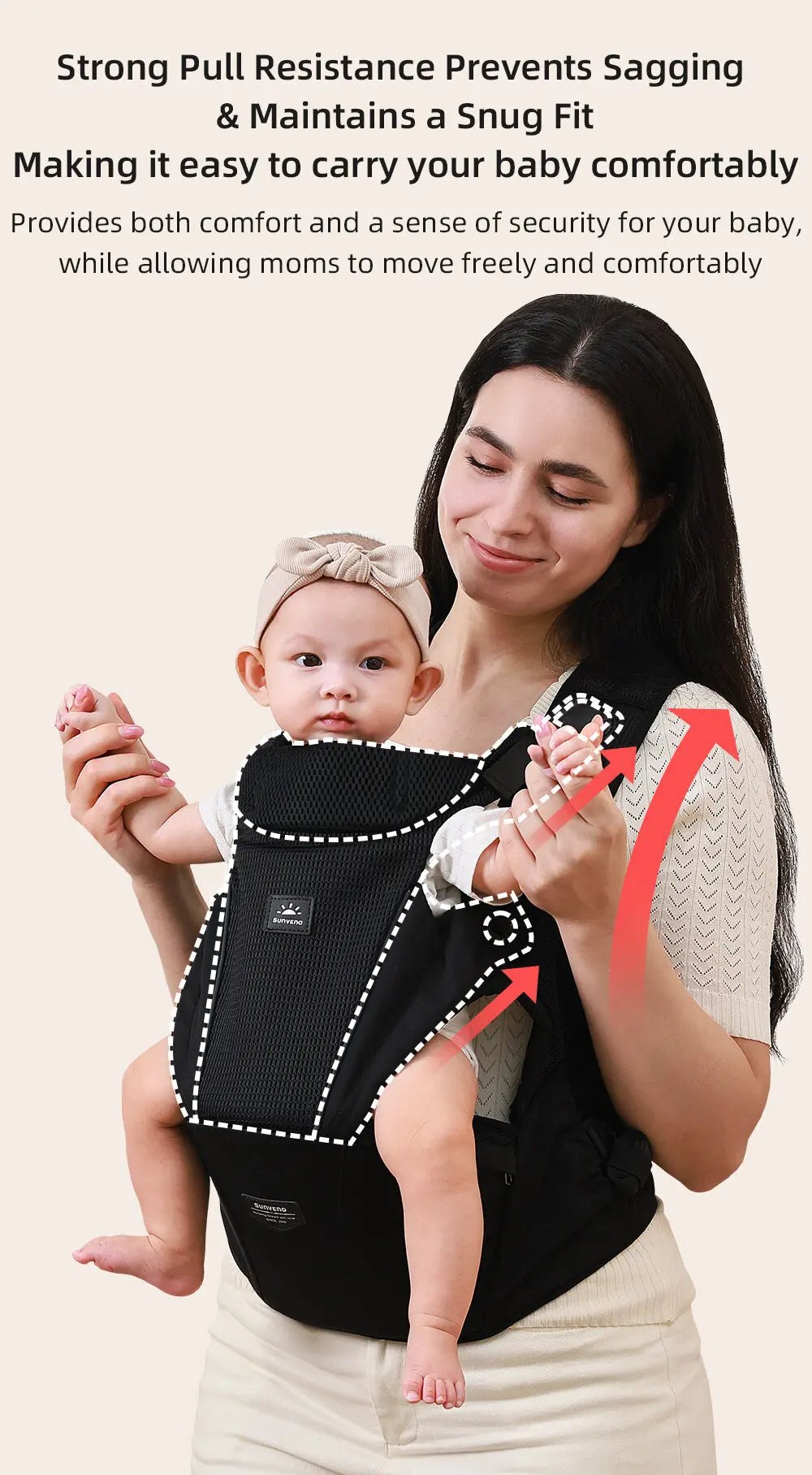 Sunveno Mesh Ergonomic Baby Carrier - BloomBambinoSunveno Mesh Ergonomic Baby CarrierBloomBambinoBloomBambino14:193BlackSunveno Mesh Ergonomic Baby CarrierBlack