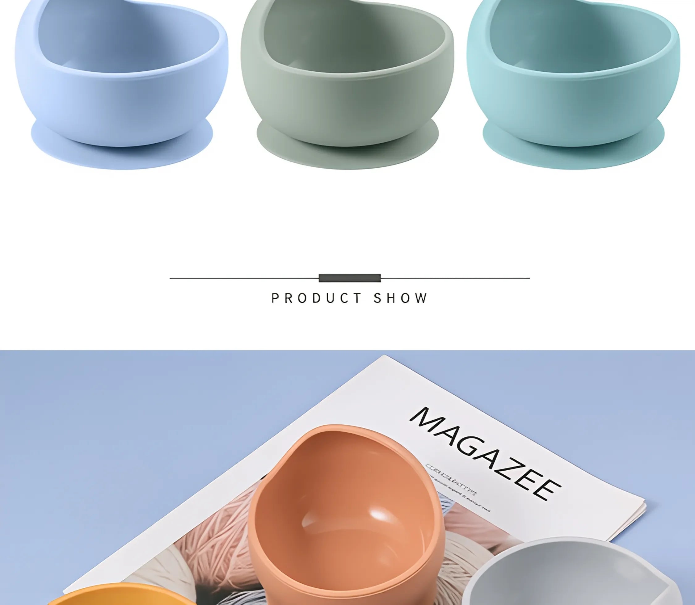 Grip&Eat Silicone Bowl