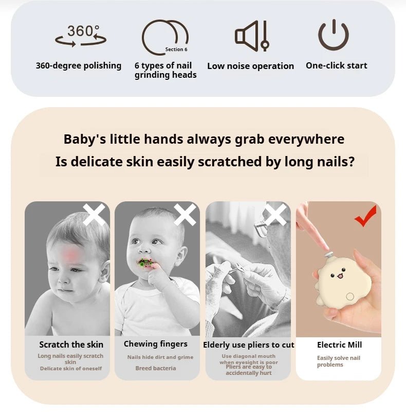 JustLang Rechargeable Baby Nail Clipper & Grinder - BloomBambinoJustLang Rechargeable Baby Nail Clipper & GrinderBloomBambinoBloomBambino14:291 SetJustLang Rechargeable Baby Nail Clipper & Grinder1 Set