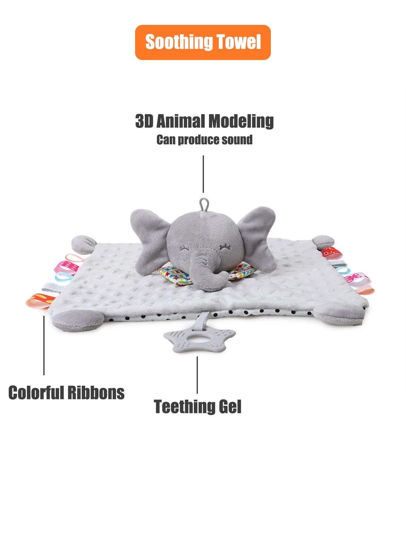 CuddlePal Soothing Security Doll & Teether - BloomBambinoCuddlePal Soothing Security Doll & TeetherBloomBambinoBloomBambino14:691Grey-ElephantCuddlePal Soothing Security Doll & TeetherGrey - Elephant