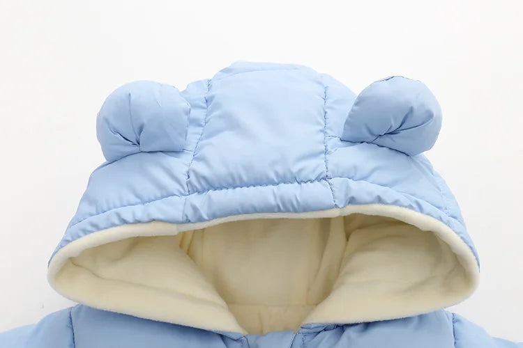 Winter Thick Baby Romper