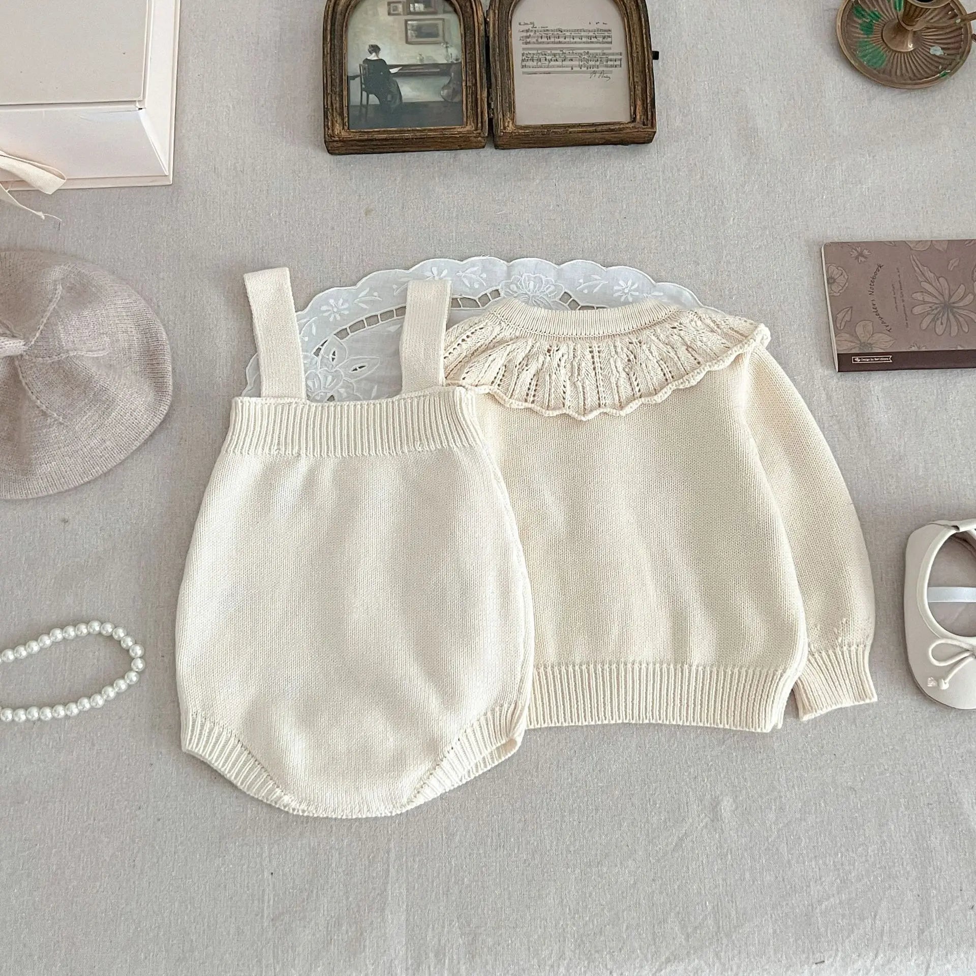 WoolieHug Knitted Romper - BloomBambinoWoolieHug Knitted RomperBloomBambinoBloomBambino14:771;200000463:2000250033M 66CMWoolieHug Knitted Romper3M 66CMBeige