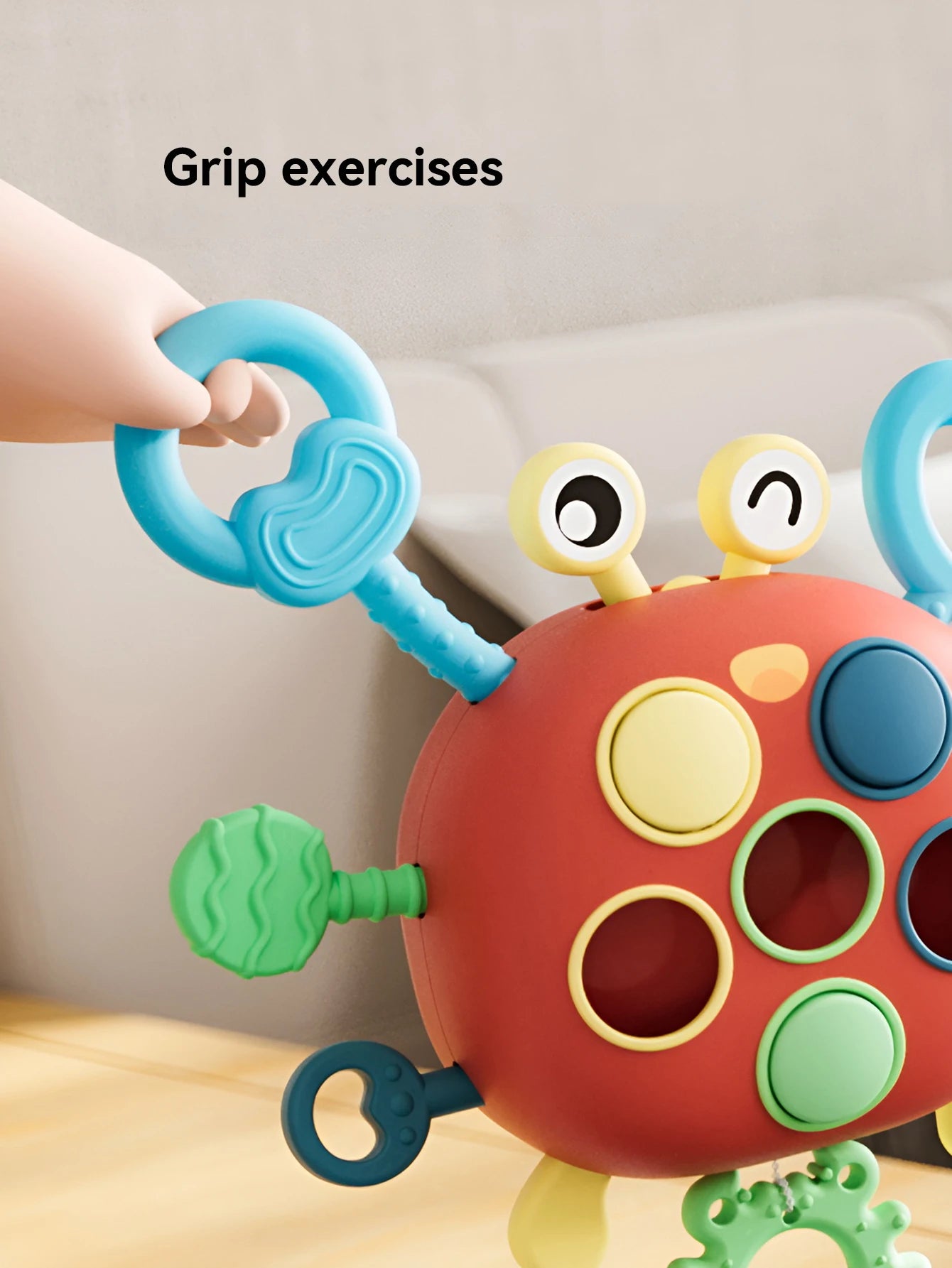 CrabbyLala Musical Teether Toy - BloomBambinoCrabbyLala Musical Teether ToyBloomBambinoBloomBambino14:10redCrabbyLala Musical Teether Toyred