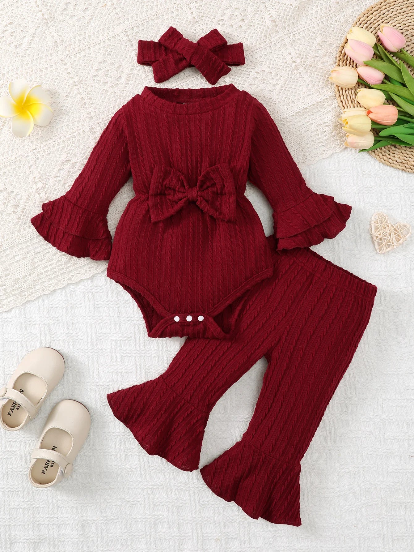 TwirlBow Flared Sleeve Jumpsuit - BloomBambinoTwirlBow Flared Sleeve JumpsuitBloomBambinoBloomBambino14:69132374-huise;200000463:200661897TwirlBow Flared Sleeve Jumpsuit18MGreen 1