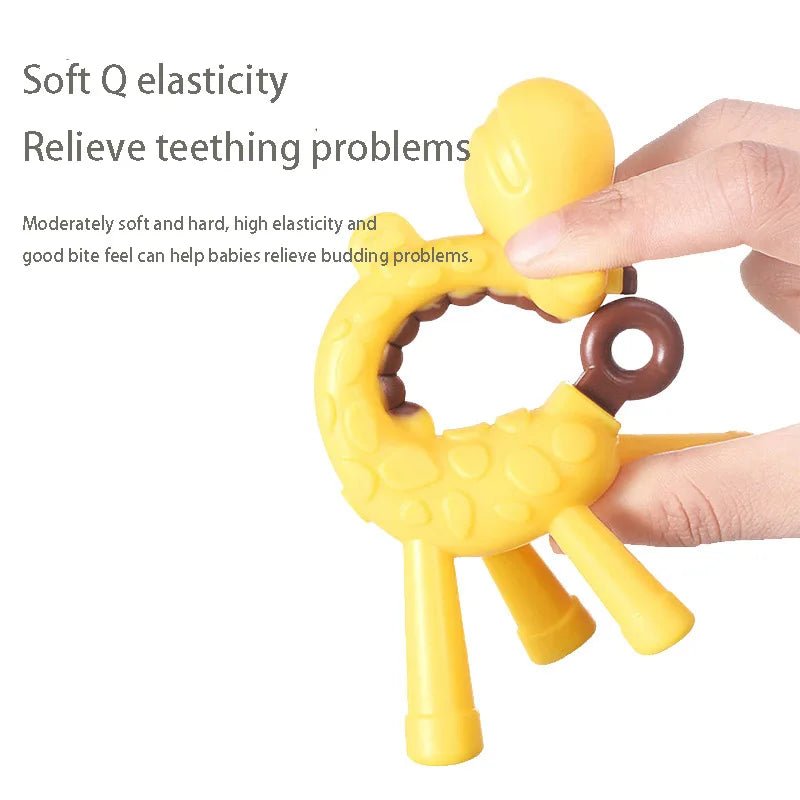 MamiJoy Giraffe Silicone Teether - BloomBambinoMamiJoy Giraffe Silicone TeetherBloomBambinoBloomBambino14:366MamiJoy Giraffe Silicone TeetherYellow
