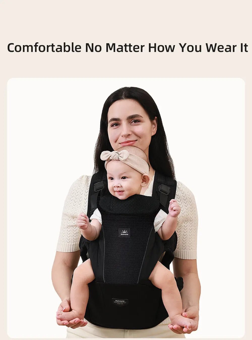 Sunveno Mesh Ergonomic Baby Carrier - BloomBambinoSunveno Mesh Ergonomic Baby CarrierBloomBambinoBloomBambino14:193BlackSunveno Mesh Ergonomic Baby CarrierBlack