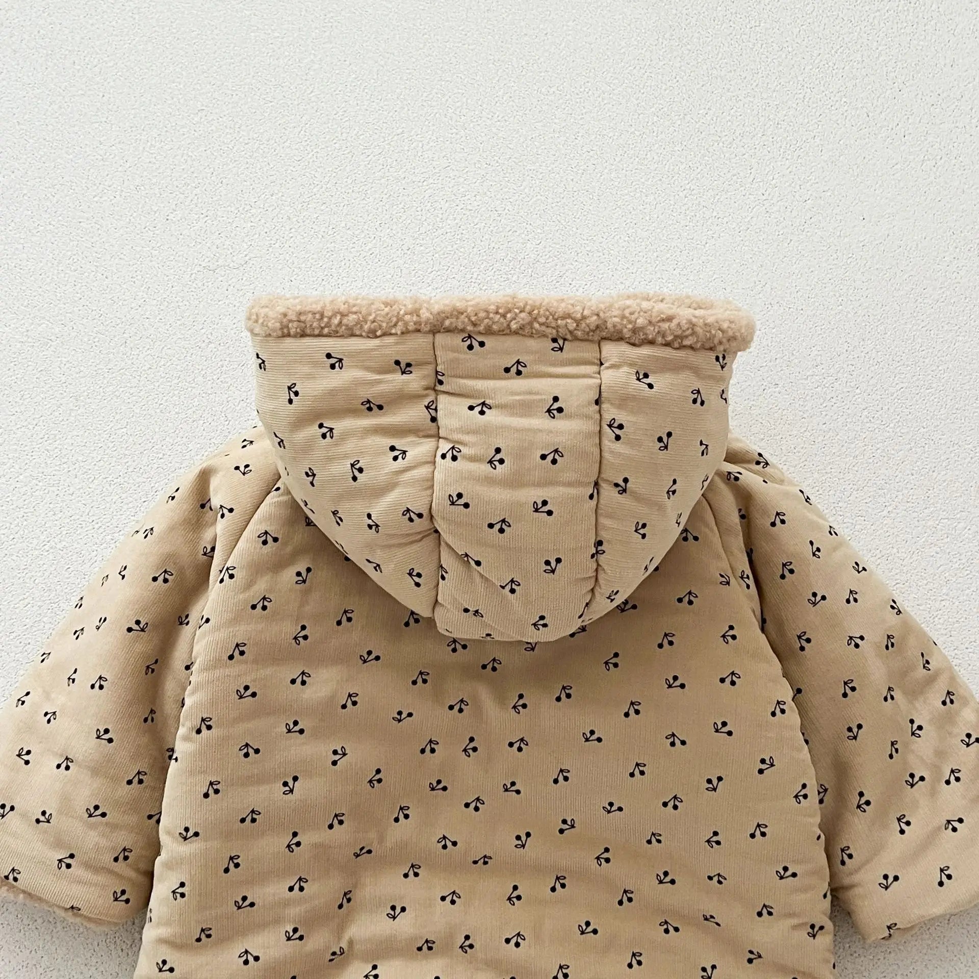 Winter Plush Hooded Baby Romper