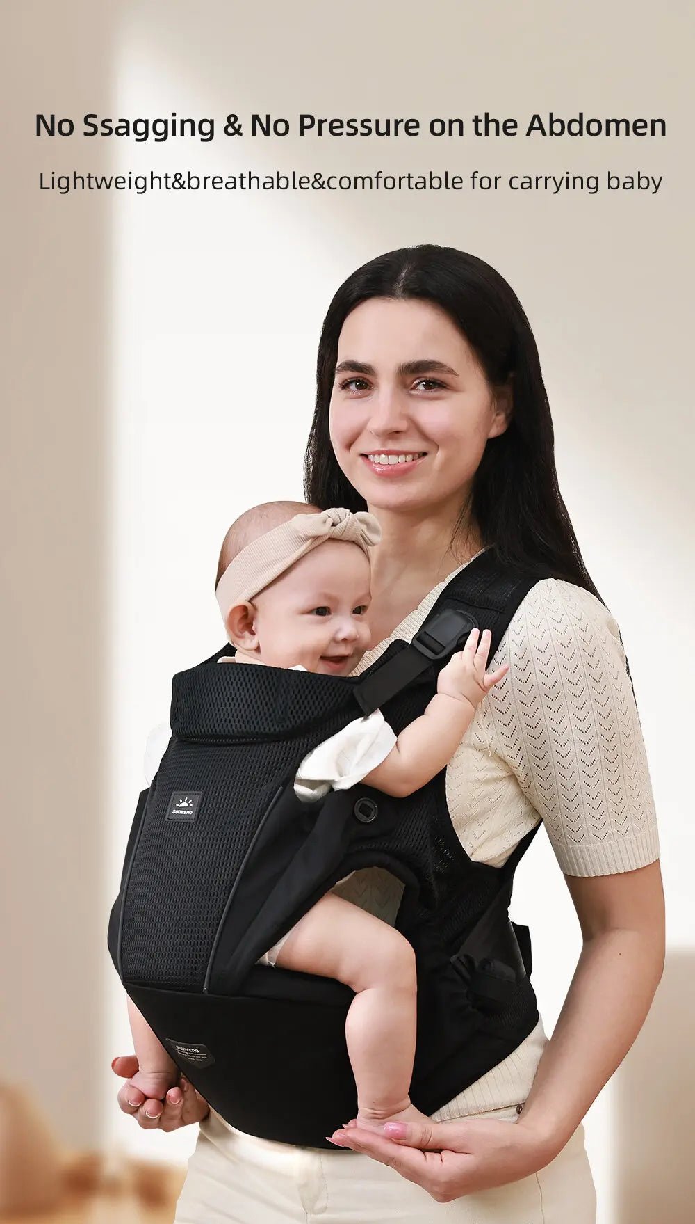 Sunveno Mesh Ergonomic Baby Carrier - BloomBambinoSunveno Mesh Ergonomic Baby CarrierBloomBambinoBloomBambino14:193BlackSunveno Mesh Ergonomic Baby CarrierBlack